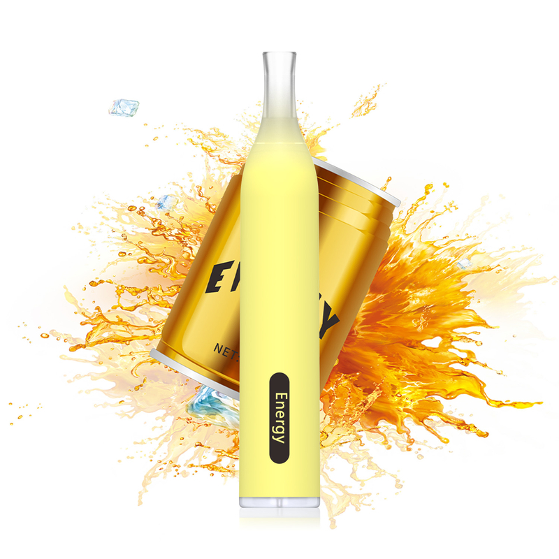 Energy Flavor 2.0ml 1.8Ohm 28G 600 Puff Vape Pen Disposable Cotton Roll